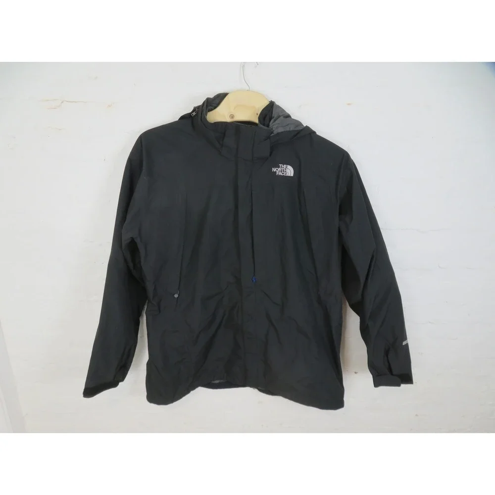 The North Face Gore-Tex Jacket Mens 4XL Black Hooded Rain Coat Hiking Outdoor